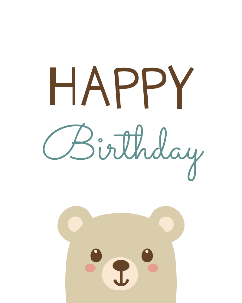 Baby & Kids label template