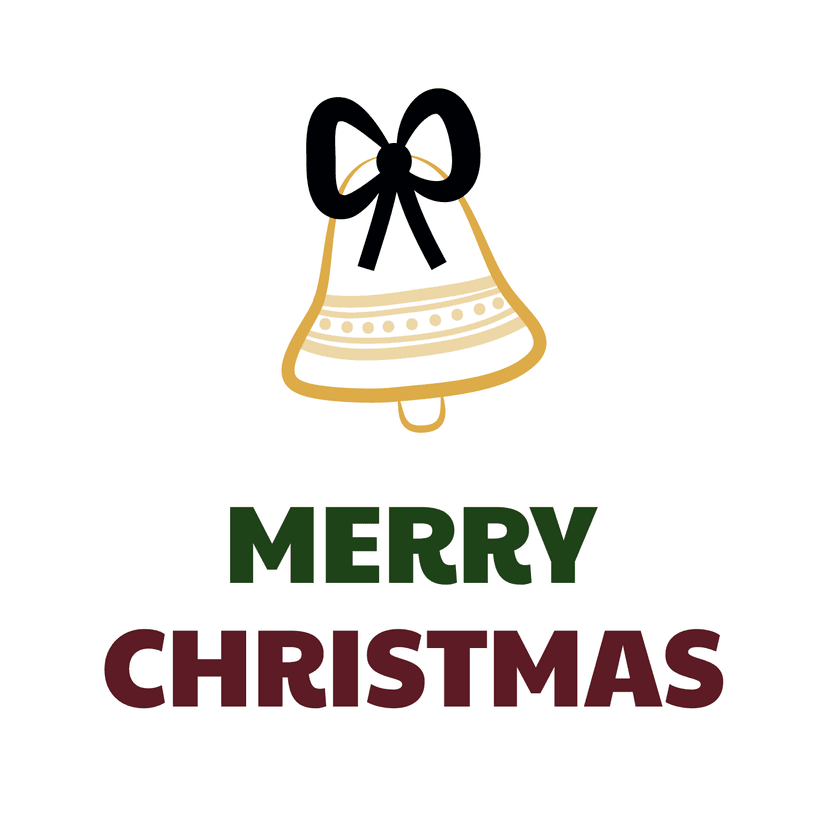 Christmas gift label made with Labelr
